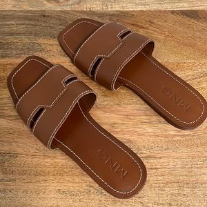 Mango leather straps sandals